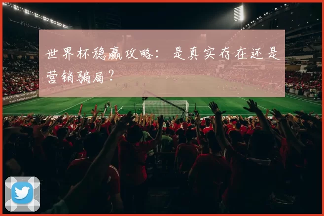 世界杯稳赢攻略：是真实存在还是营销骗局？